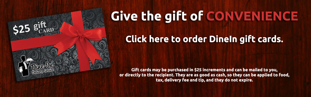 DineIn Gift Cards